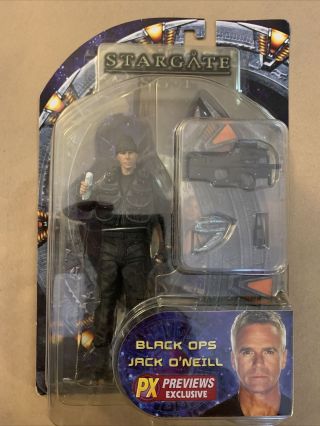 Stargate Sg 1 Black Ops Jack O’neill Px Series 1 Diamond Select Toys 2006 Moc