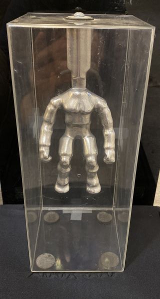 1993 Kenner Stretch Armstrong Mini Figure Metal Mold Rare Vintage W/ Custom Box