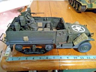 Collected Only.  1/18 Ultimate Soldier U.  S.  Halftrack 21st Century Toys Wwii 200