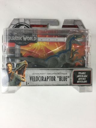 Jurassic World Velociraptor Blue Attack Pack Figure