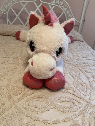 Extra Large Plush Unicorn Stuffed Animal Giant Soft 45 " X 35 " X 21 " Jumbo Size