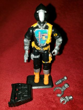 1986 G.  I.  Joe B.  A.  T.  S.  Cobra Android Trooper Figure Complete With Accessories