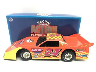 Rick Eckert 24 Action Platinum Series Rcca 1:24 - Scale Model Dirt Car W Box 1996