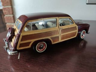 Vintage 1994 Franklin 1:24 1949 Ford Woody Wagon - Boxed With Papers