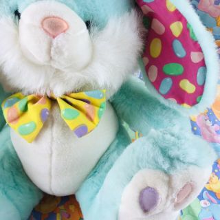 Kids Of America Plush Bunny Jelly Bean Pastel Green Floppy Ears Easter Fairy Kei