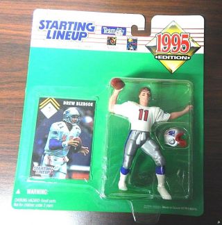 Starting Lineup 1995 Nfl Drew Bledsoe Figurine And Card