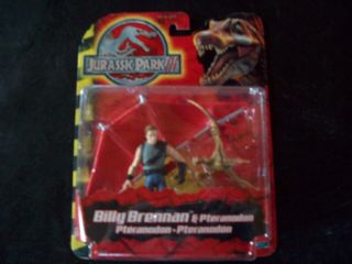 Hasbro Jurassic Park Iii 3 Billy Brennan & Pteranodon Rare 2000