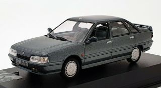 Norev 1/43 Scale Model Car 512115 - 1988 Renault 21 Turbo - Anthracite Grey