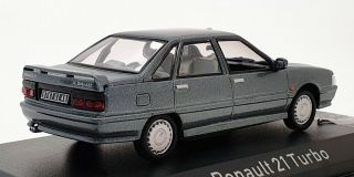 Norev 1/43 Scale Model Car 512115 - 1988 Renault 21 Turbo - Anthracite Grey 2