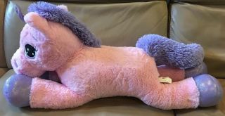 2.  5 Ft Jumbo Unicorn Pink Purple Plush Stuffed Inter - American Large Pillow Toy