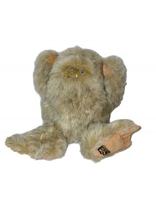Beeple Big Foot Plush Vintage Toy 15 " Tan By Carousel Toys Light Up Sounds