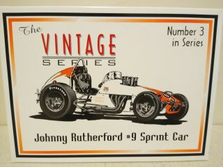 Johnny Rutherford 9 Sprint Car Gmp Vintage Series 3 Diecast 1:18,  Box Ltd