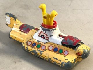 The Beatles Yellow Submarine Corgi Cars No 803 Die Cast Metal Toy Vintage 1960s