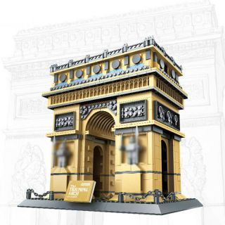 1401pcs Bricks For The Arc De Triomphe Model Building Blocks Mini Street Toys