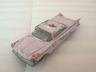 Hubley Real Toys 1959 Buick Electra Le Sabre Pink Made Usa All Rare