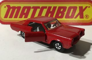 Phantom Matchbox Lesney 22 Custom Superfast Pontiac Coupe With Opening Doors.