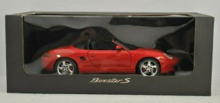 Ut Models Red Porsche Boxster S Die Cast Model Car 1/18 Scale -