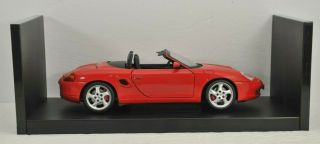 UT Models Red Porsche Boxster S Die Cast Model Car 1/18 Scale - 3