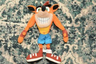 2001 Play - By - Play Universal Studios 12 " Crash Bandicoot Plush Soft Vintage Toy