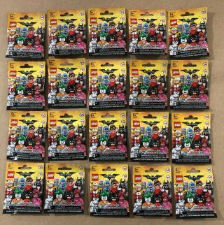Lego Batman Movie Complete Set Of 20 Minifigures (71017),  Retired