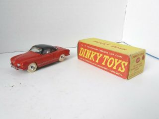 Vintage Dinky Toys Volkswagen Karmann Ghia Coupe 187
