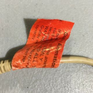 Vintage TEDDY RUXPIN GRUBBY Animation Connection Cable Connect Wire 3