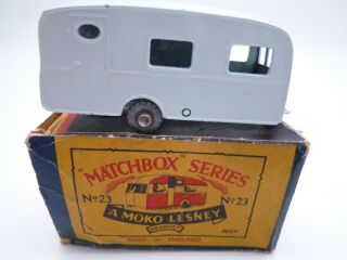 Vintage Moko Lesney No.  23a Berkeley Cavalier Caravan Issued 1956