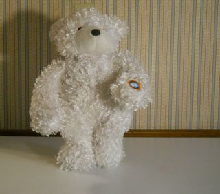 Cepia Color Kinetics Glo E Color Changing White Bear Plush Stuffed Light Up 15 "