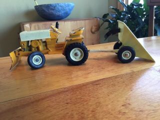 Vtg Ertl Metal International Harvester Cub Cadet 122 Lawn Tractor Wagon Farm Toy 3