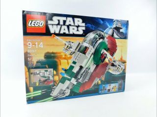 Lego Star Wars Slave I Model 8097 Iob W/ Manuals
