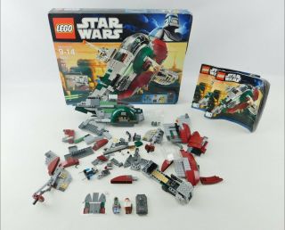 LEGO Star Wars Slave I Model 8097 IOB W/ Manuals 2