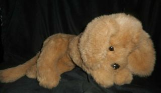 24 " Big Vintage 1985 Gund Muttsy Brown / Tan Puppy Dog Stuffed Animal Plush Toy