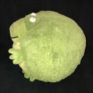 American Mills Frog Plush Stuffed Animal Pillow Green Yellow Soft Large 15 Inch 3