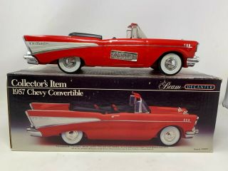 See Notes 1957 Red Chevy Convertible,  Beam Decanter,  Empty