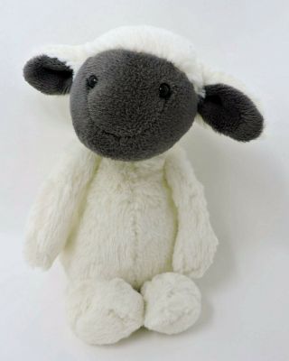 Jellycat Bashful Greyface Lamb Plush Cream Gray 7 " Small Soft Toy Stuffed Animal