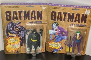 Toy Biz Vintage Batman And The Joker Action Figures Mip