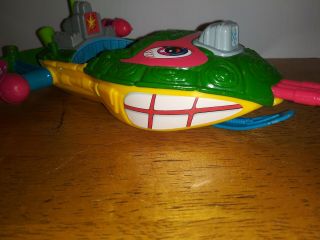 Vintage 1991 Playmates TMNT Raphael ' s Sewer Speed Boat Missing one bubble bomb. 2