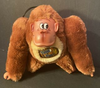 Vintage Donkey Kong Plush Toy Doll Nintendo Of America Inc 1982 Etone Bean Bag