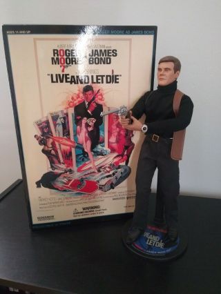 Sideshow James Bond 007 Live And Let Die - Roger Moore 12in Action Figure