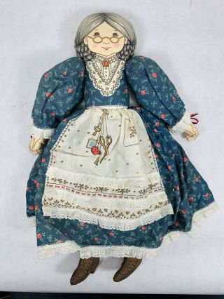 15 Inch Grandmother Granny Plush Figure Toy Soft Stuffed Doll Kids Gift