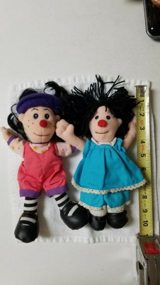 The Big Comfy Couch Loonette The Clown And Molly 9 " Plush Dolls Beanie