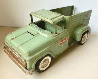 Vintage Buddy L Ranch Pressed Steel Green Truck
