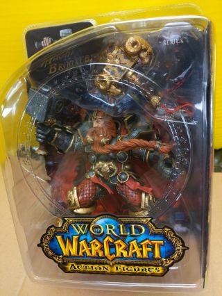 Wow World Of Warcraft Action Figure Dc Series 6 Dwarven King Magni Bronzebeard