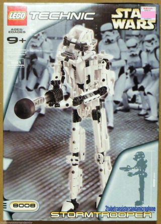 Rare Lego Technic 8008 Star Wars Clone Storm Trooper