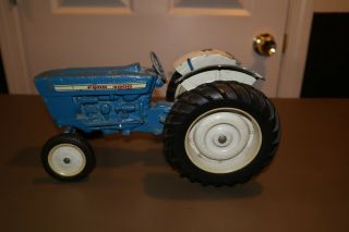 Vintage Ford Toy Tractor 4000 Steel 1:12 Ertl Farm Toy Blue Antique Made Usa
