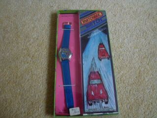 Vintage Matchbox Watch The Official Matchbox Watch Rare,  Boxed