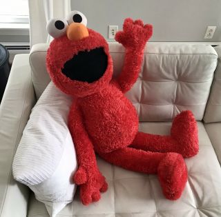 Gund Sesame Street Jumbo XL Elmo Stuffed Toy Plush Doll Life - Sized 41 