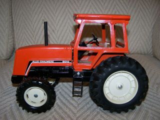 Vintage Cast Allis Chalmers 8010 1/16 Scale Toy Farm Tractor Usa Made Ertl