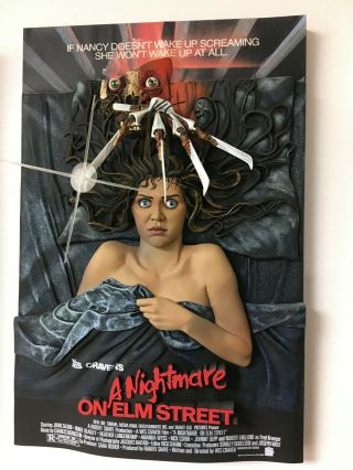 Mcfarlane 3 - D Movie Poster Nightmare On Elm Street 2007
