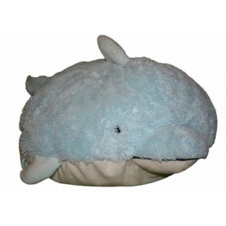 My Pillow Pet Sneaky Dolphin Plush Light Blue Jumbo 24 " L 18 " W Stuffed Animal Xl